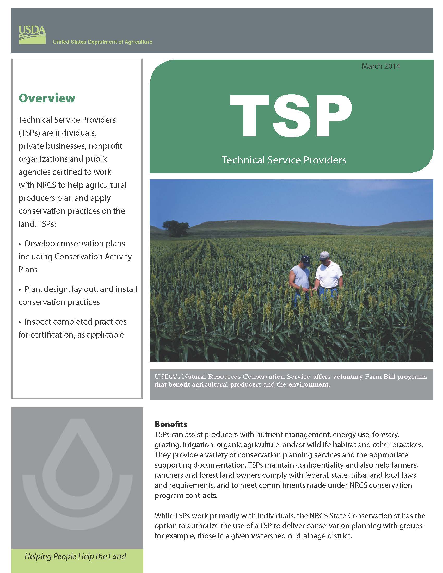 2014 Farm Bill-TSP