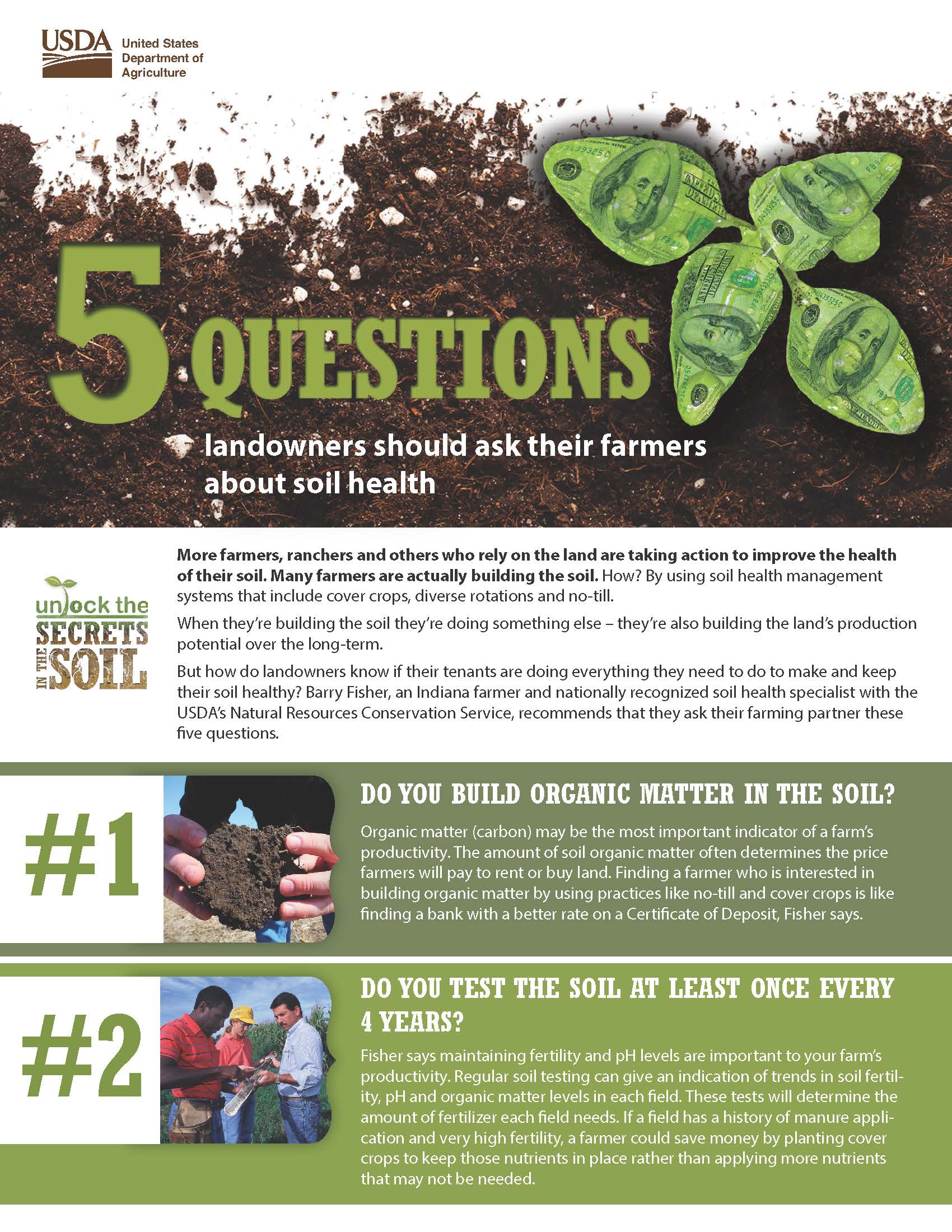 5 Questions for Soil Health