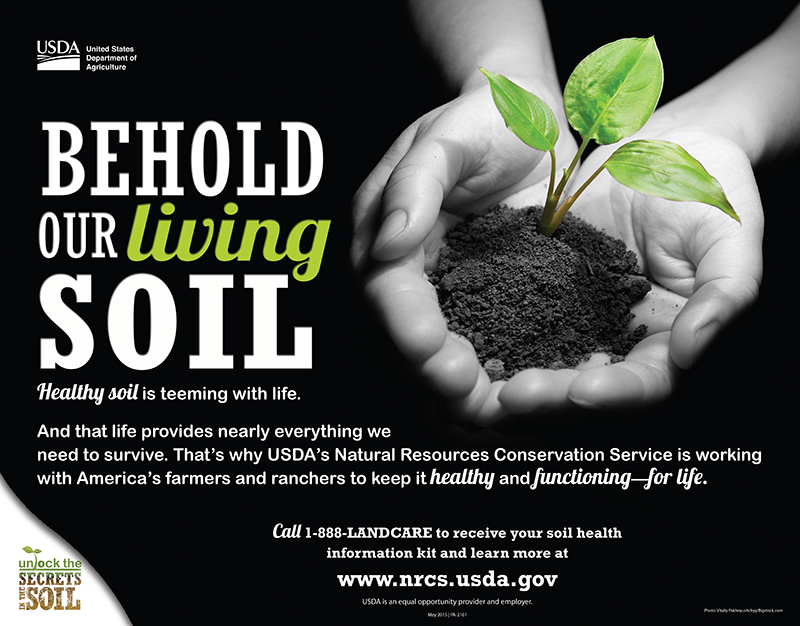 Behold our Living Soil poster