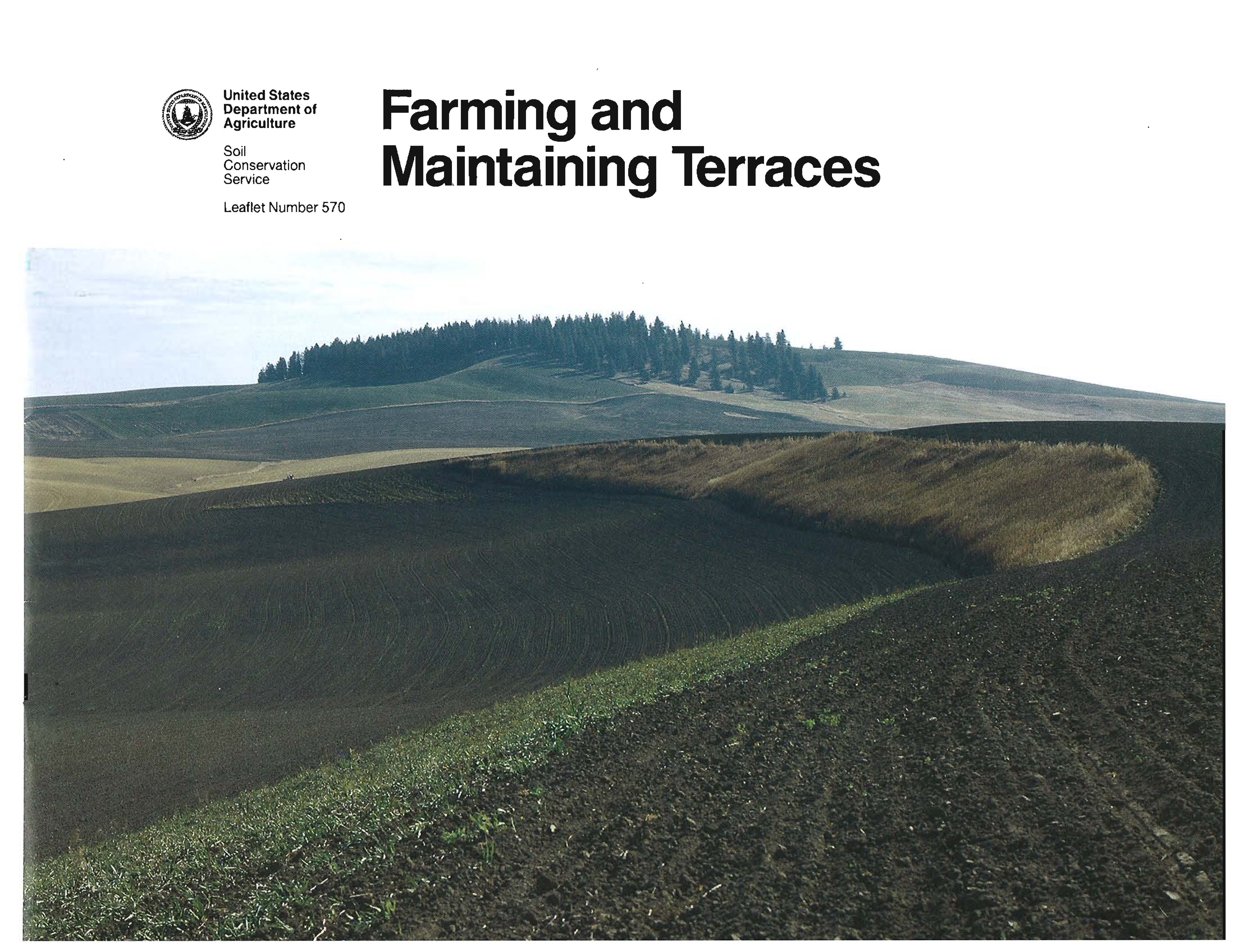 Farming and Maintaining Terraces