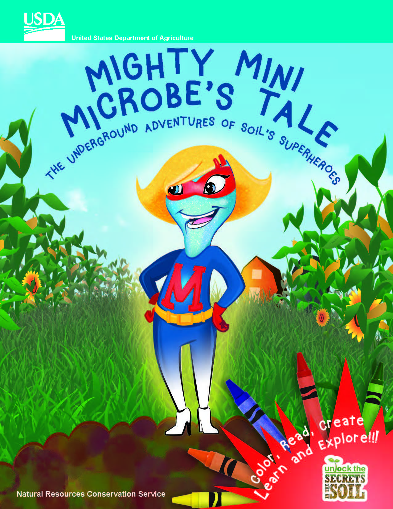 Mighty Minnie Microbe Coloring Book