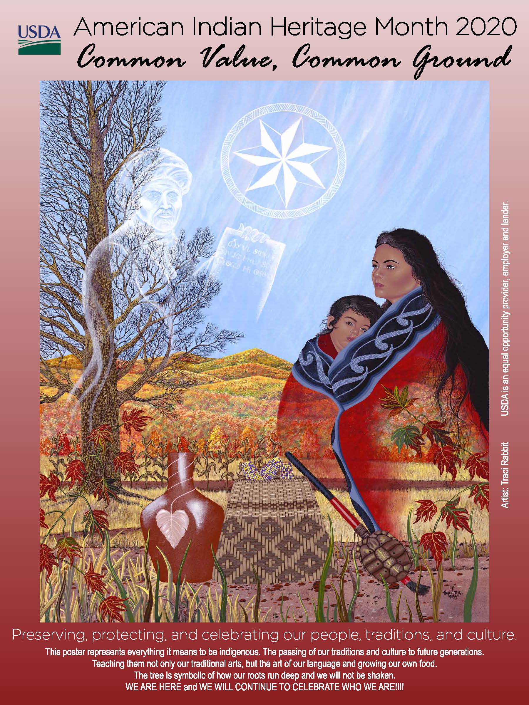 2020 American Indian-Alaska Native Heritage Month poster