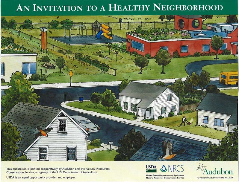 An Invitation to a Healthy Neighborhood poster